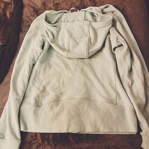 Lululemon Athletica Babyblue Hooded Track Jacket